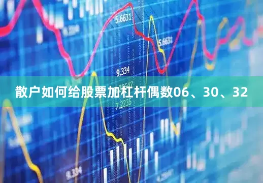 散户如何给股票加杠杆偶数06、30、32